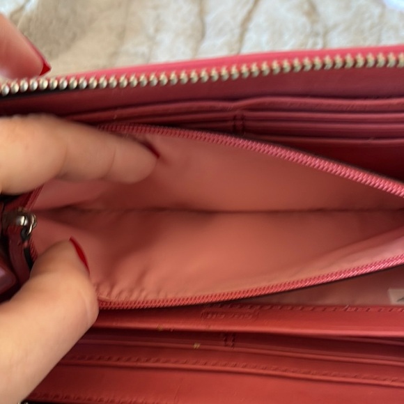 Coach Red Wallet - Picture 10 of 13
